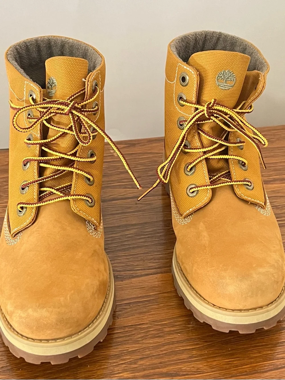 Timberland Men's Wheat/Tan Nubuck Lace-Up Work Boots
